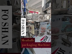 منتجات اللحوم في أكياس آلة التعبئة التلقائية تحت مواد الختم الفراغ النيتروجين