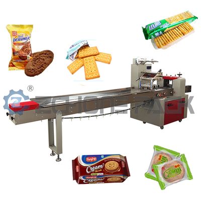 Pillow Packaging Machine for Semi-Automatic Mooncakes, Vegetables, and Bread